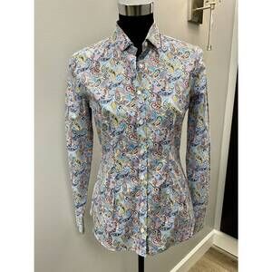 NEW EMANUEL BERG paisley shirt in multi